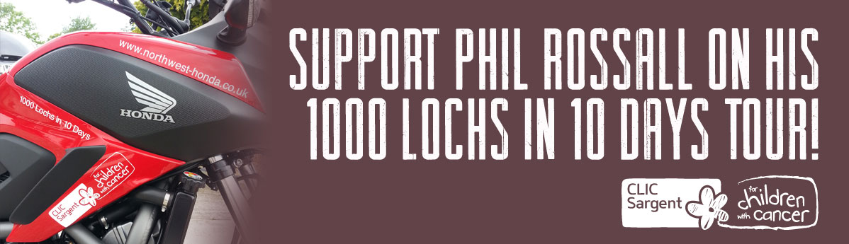 Phil Rossall to complete 1000 Lochs in 10 days tour