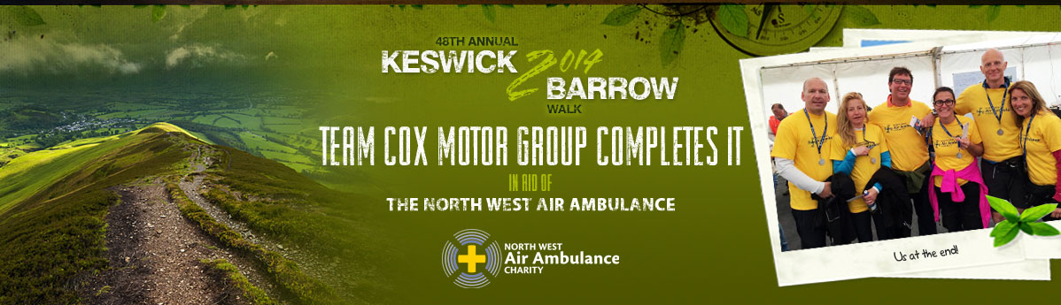 Keswick to Barrow 2014 we've done it