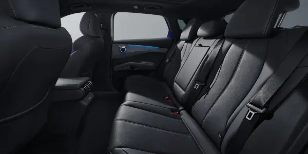 BYD ATTO 3 EVO sports seats and rear passenger space