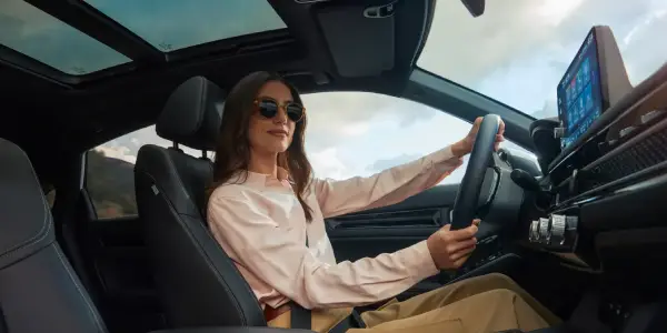 Honda Civic interior cabin view