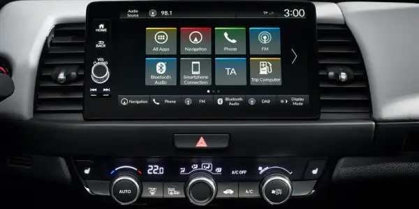 Honda Jazz infotainment system